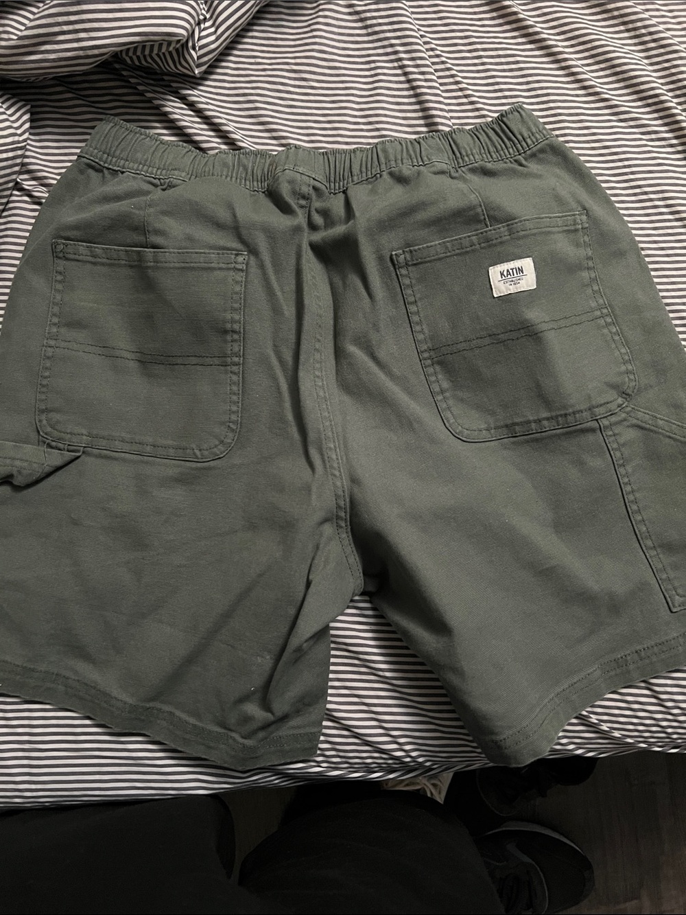 Katin Olive Utility Cargo Shorts